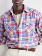 Fortela - Josh Checked Cotton Shirt - Red