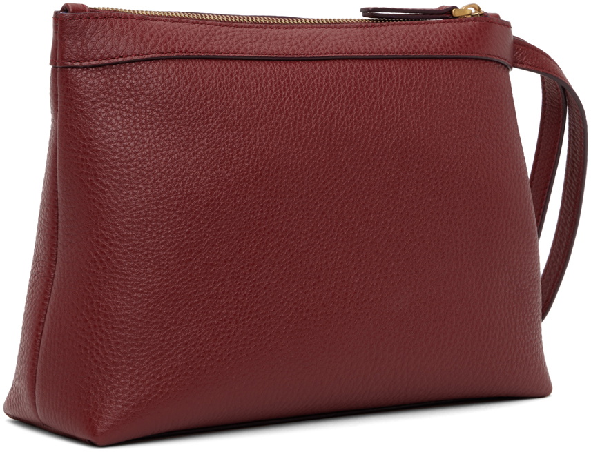 トム・ブラウン ポーチ Tom Browne poach Thom Browne Burgundy Pebble Grain Toiletry Case Pouch Thom Browne