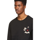 Alexander McQueen Black Crystal Sweatshirt