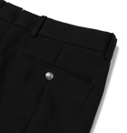 ALEXANDER MCQUEEN - Tapered Wool-Serge Cargo Trousers - Black