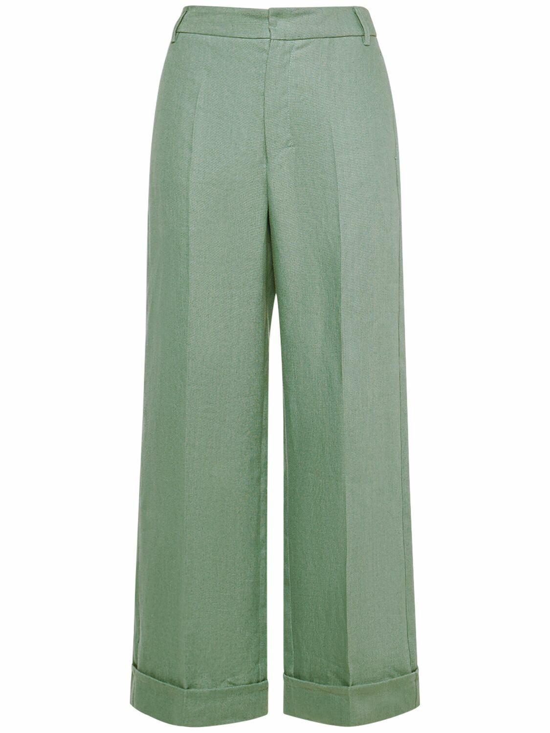 【送料&関税込】'S Max Mara Salix Linen Pants S Max Mara Salix linen straight pants S Max Mara