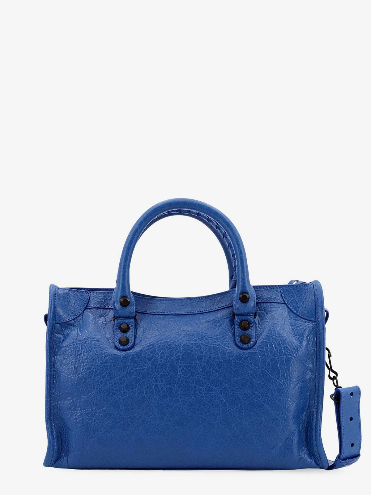 24AW new/BALENCIAGA Le Cityスモールレザートート Bag Blue Balenciaga Le City Small leather tote bag Balenciaga