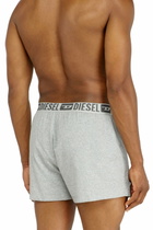 Diesel Two-pack boxer shorts in stretch cotton - Boxer briefs Mens in Grey