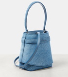 Givenchy Shark Lock denim bucket bag