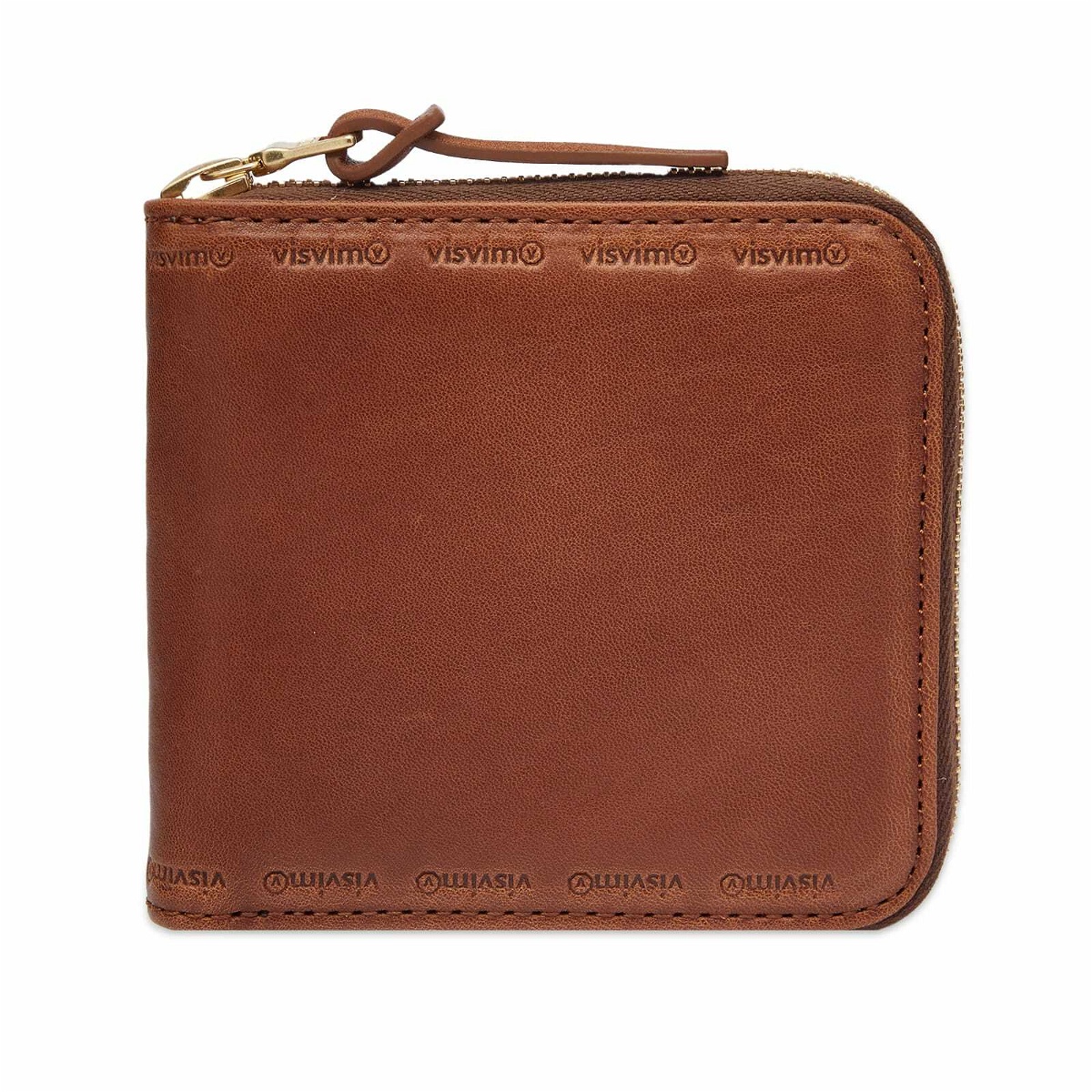 Photo: Visvim Men's Vivism Leather Bi Fold Wallet in Brown