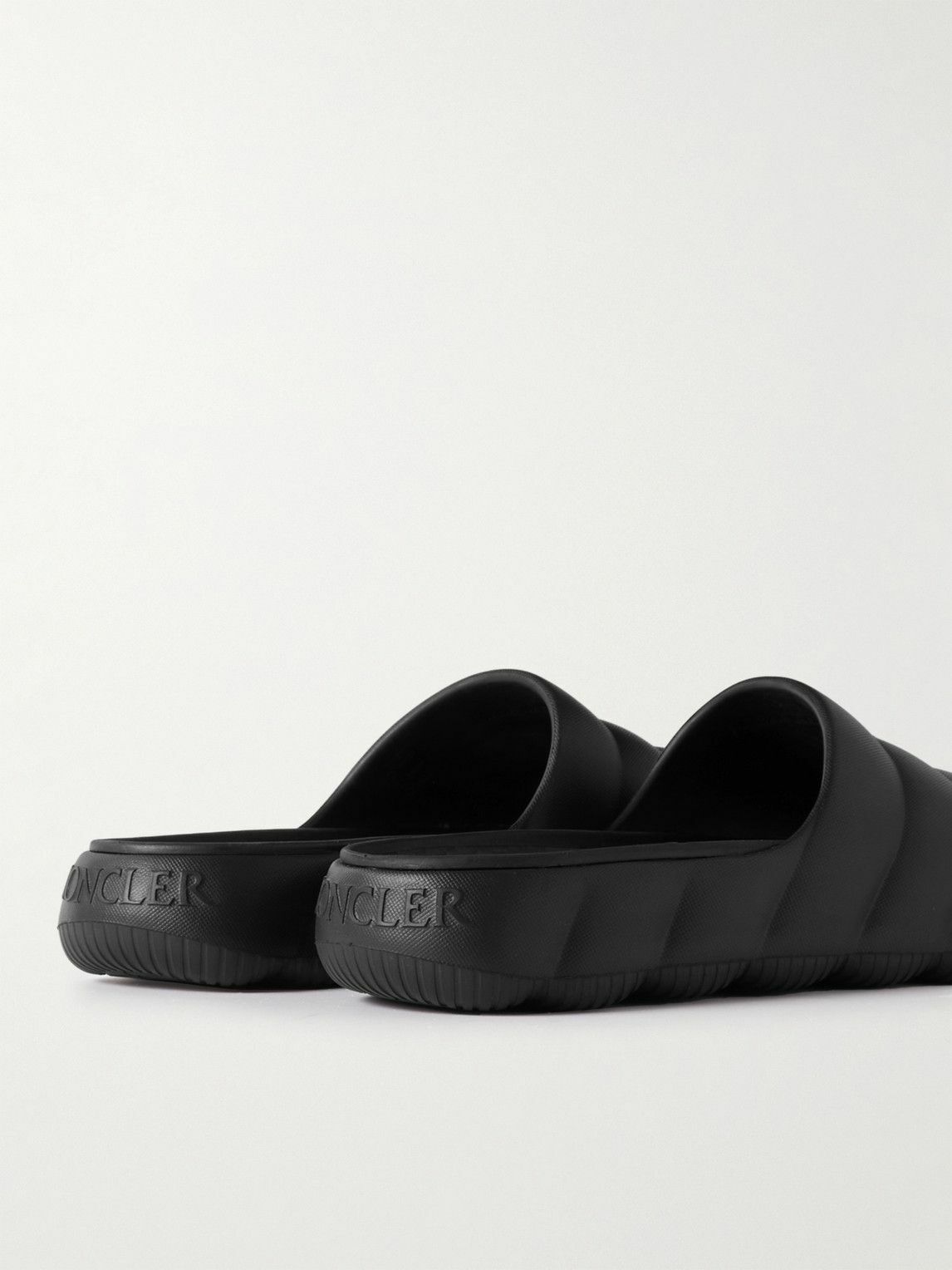Moncler - Lilo Rubber Slides - Black Moncler