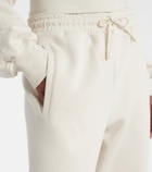 Adidas by Stella McCartney Logo cotton-blend fleece sweatpants