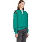 Enfants Riches Deprimes Green Half-Zip Polo