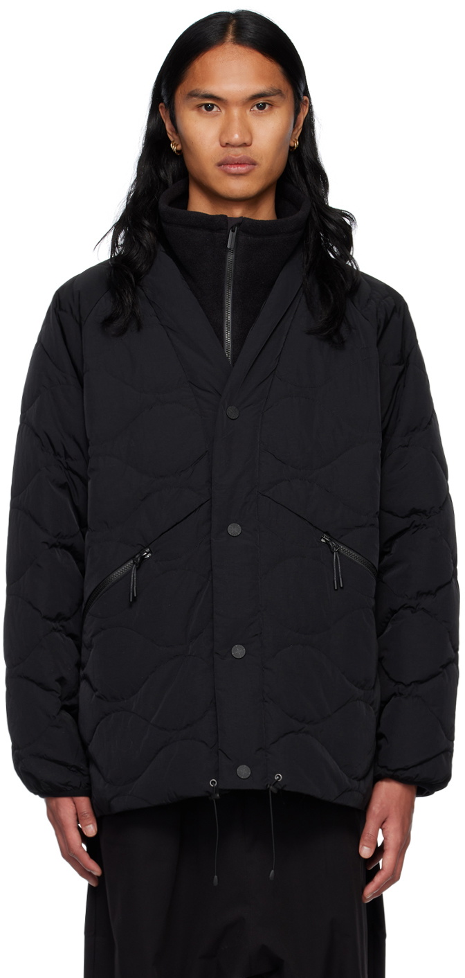 White Mountaineering®︎ Black Taion Edition Hanten Down Jacket White ...