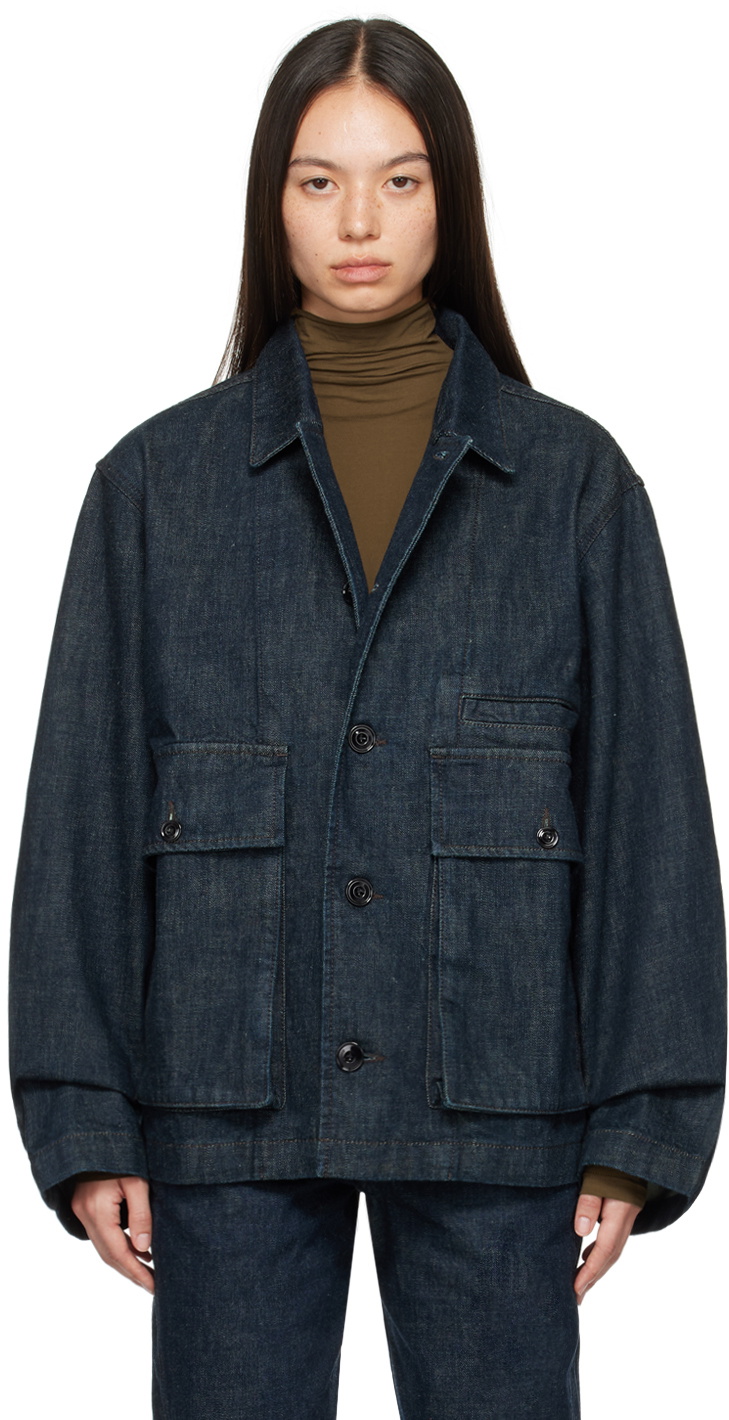 ジャケット・アウター LEMAIRE black boxy denim jacket LEMAIRE Black Boxy Denim Jacket Lemaire