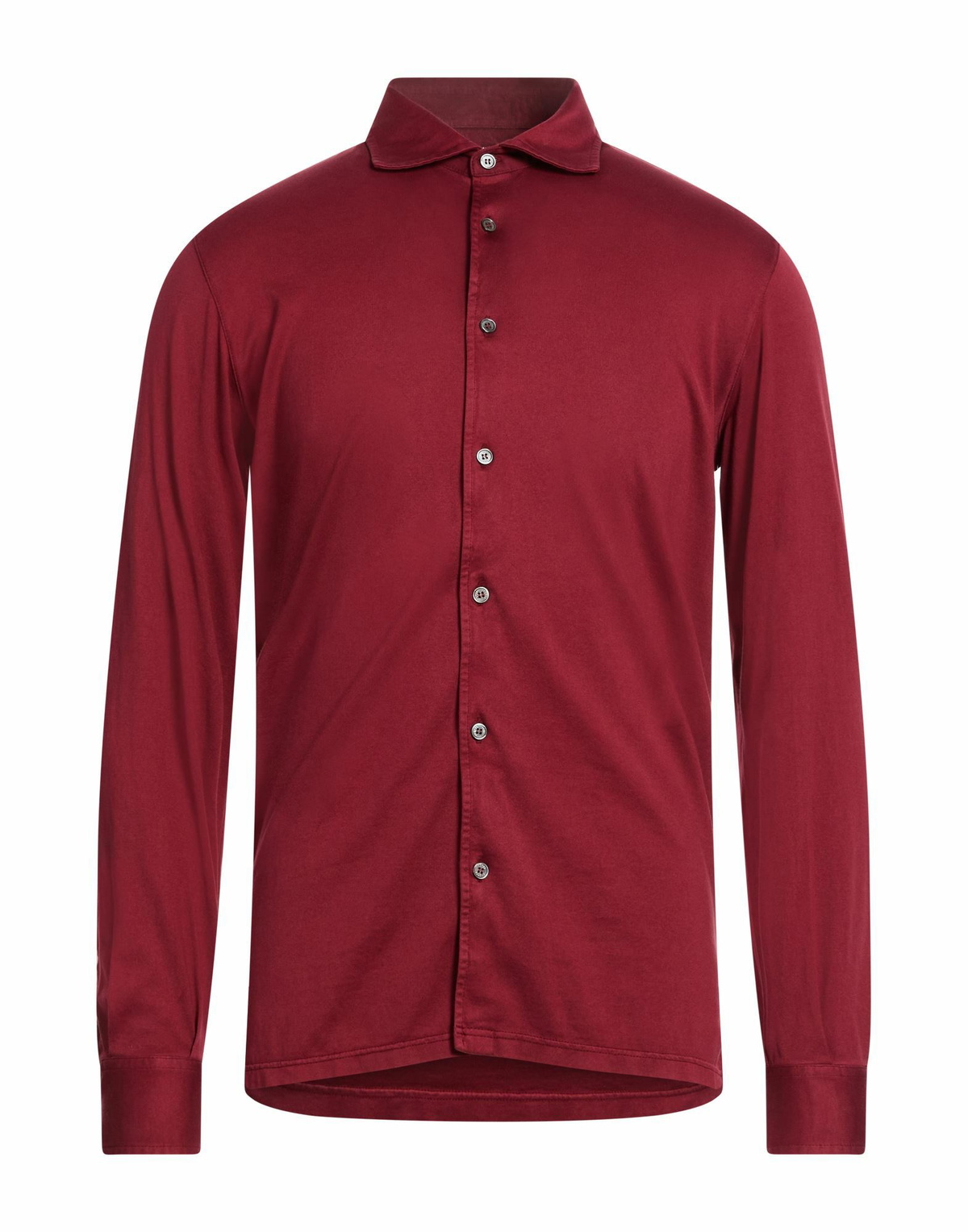 Fedeli Mens Shirt Burgundy