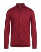Fedeli Mens Shirt Burgundy