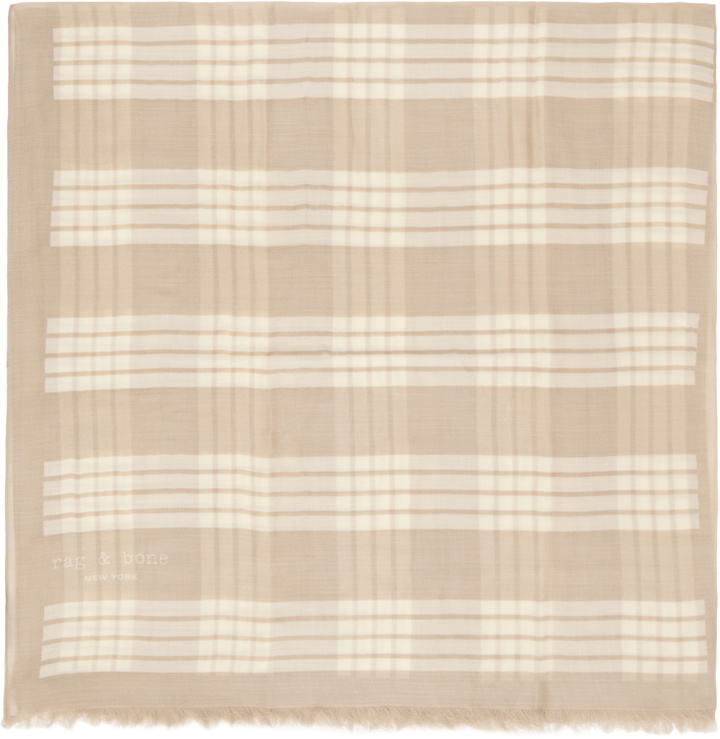 Photo: rag & bone Beige Harlow Geo Scarf