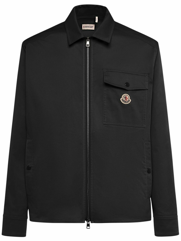 Photo: MONCLER - Cotton Gabardine Shirt Jacket