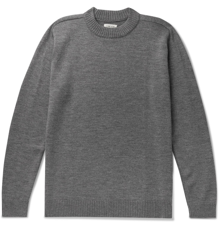 Photo: De Bonne Facture - Wool Sweater - Gray