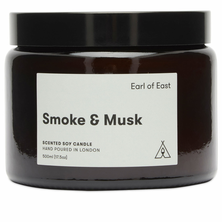 Photo: Earl of East Smoke and Musk Soy Wax Candle 