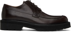 Dries Van Noten Brown Moc Toe Derbys