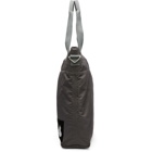 Rick Owens Drkshdw Grey Techno Trench Large Tote Bag