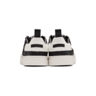 Diesel Black and White S-Clever LC Low Sneakers