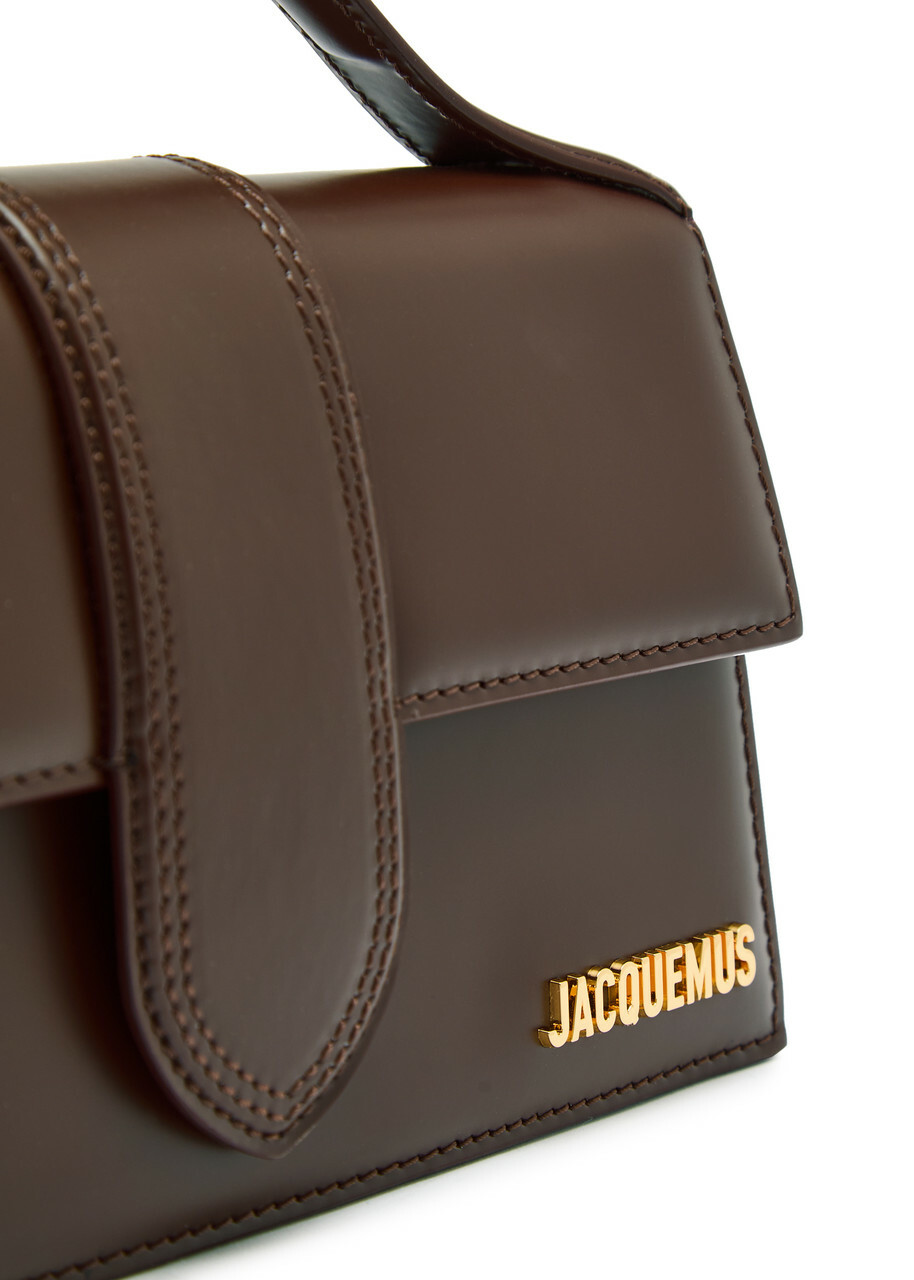 Jacquemus Le Grand Bambino Smoothed Leather top Handle bag - Brown - One Size