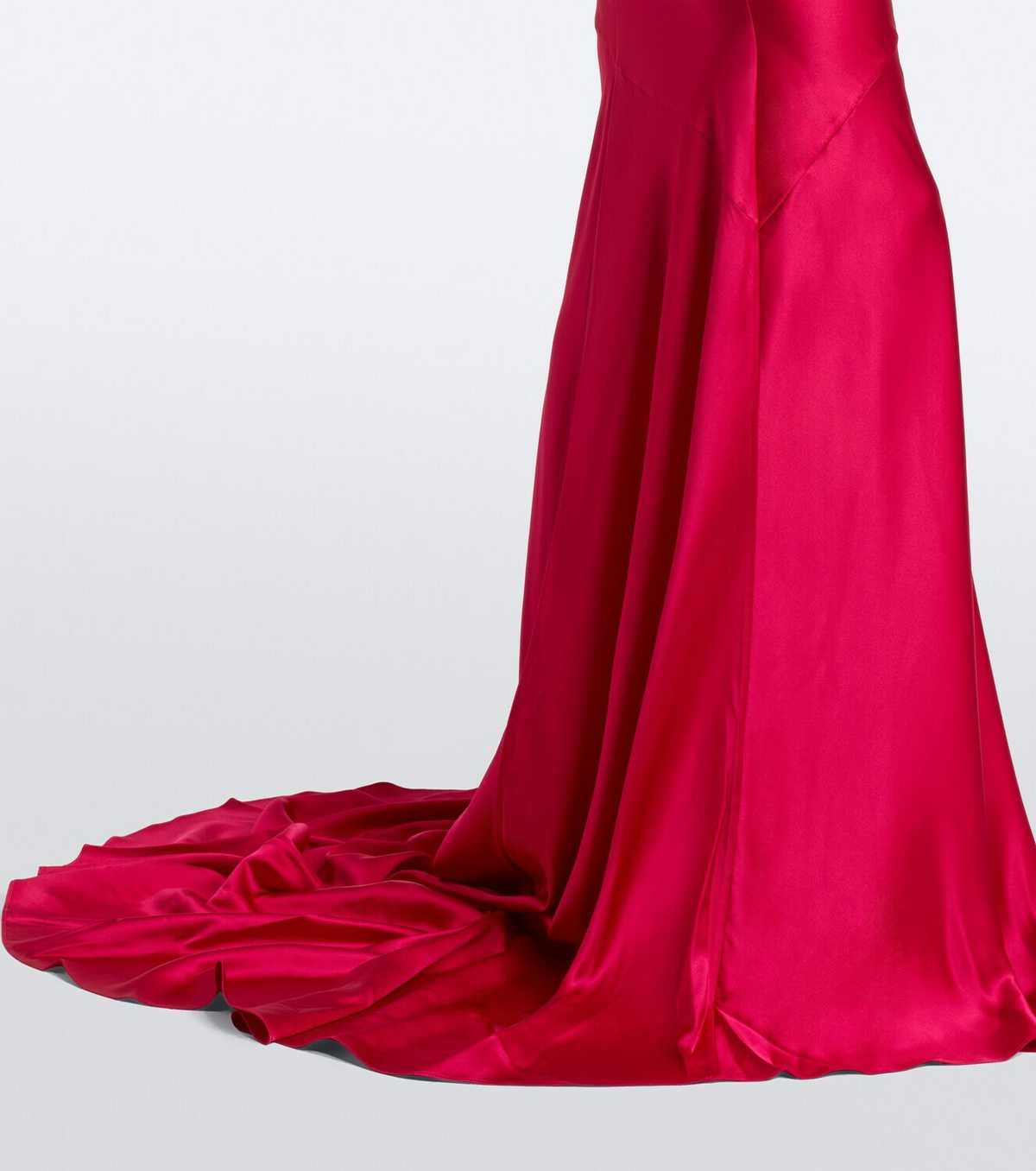 Alex Perry Halterneck silk satin gown