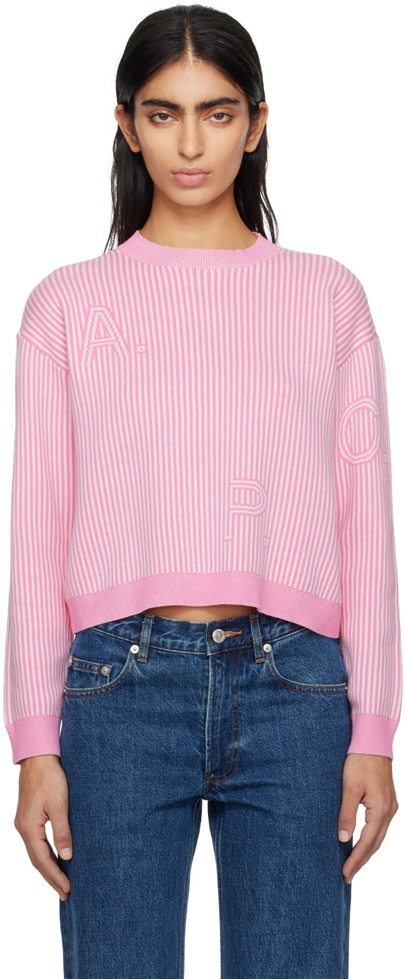 A.P.C. Pink Daisy Sweater A.P.C.