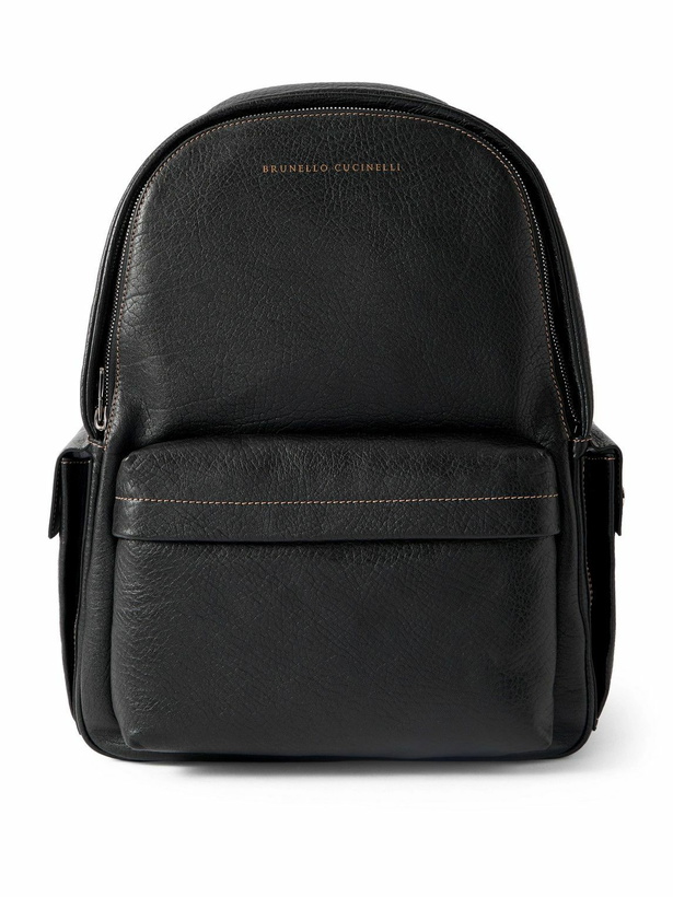 Photo: Brunello Cucinelli - Full-Grain Leather Backpack