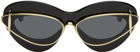 LOEWE Black Cateye Double Frame Sunglasses
