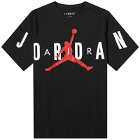 Air Jordan Men's Air Stretch T-Shirt in Black/White