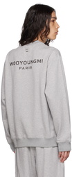 Wooyoungmi Gray Hardware Sweatshirt