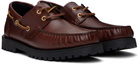Ernest W. Baker Brown Leather Boat Shoes