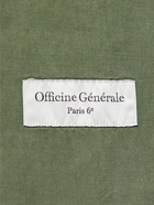 Officine Générale - Garment-Dyed TENCEL Lyocell-Blend Twill Blazer - Green