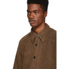 Nanamica Brown Wool Pile CPO Jacket