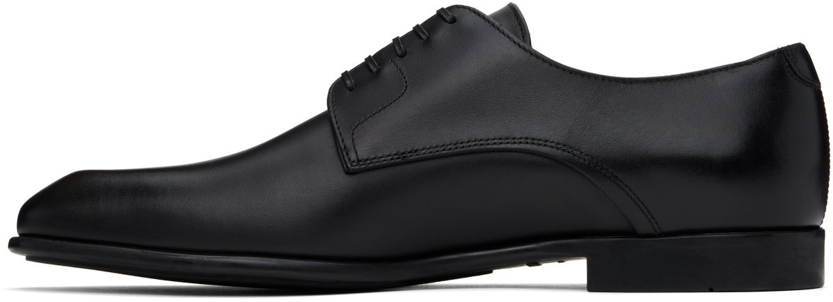 Ferragamo Black Two Tone Derbys