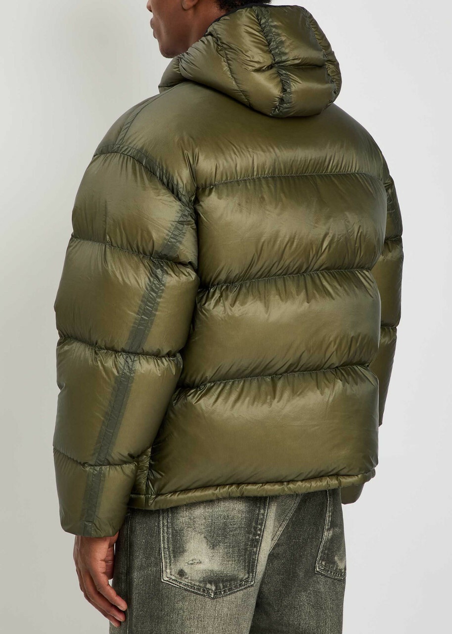 Mki Miyuki Zoku Padded Hooded Nylon Jacket Olive MKI Miyuki-Zoku