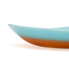 Frizbee Ceramics Pasta Plate in Water Orange Gradient Smile 