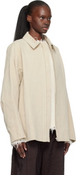 Lauren Manoogian Beige Canvas Work Jacket