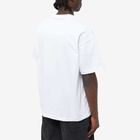 Nike Men's Solo Swoosh T-Shirt in White/White