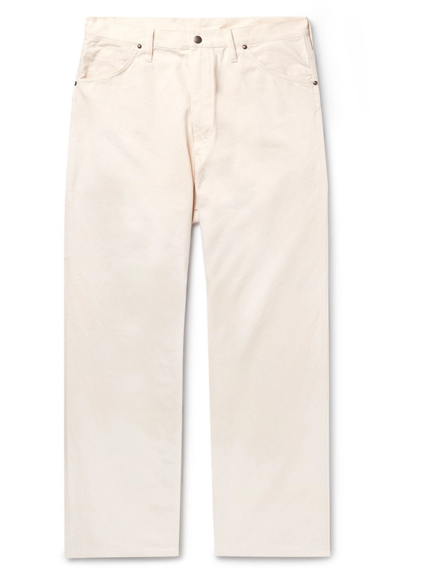 Photo: Beams Plus - Wide-Leg Cotton-Canvas Trousers - Neutrals