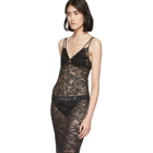 Versace Underwear Black Lace Night Dress