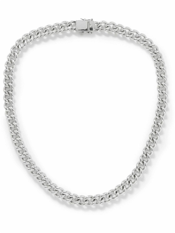 Photo: Tom Wood - Lou Rhodium-Plated Chain Necklace
