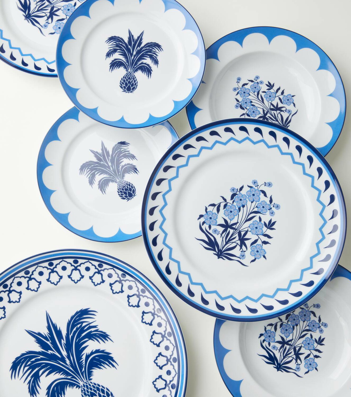 Aquazzura Casa Jaipur set of 2 porcelain soup plates