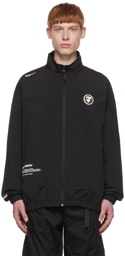 AAPE by A Bathing Ape Black Nylon Jacket