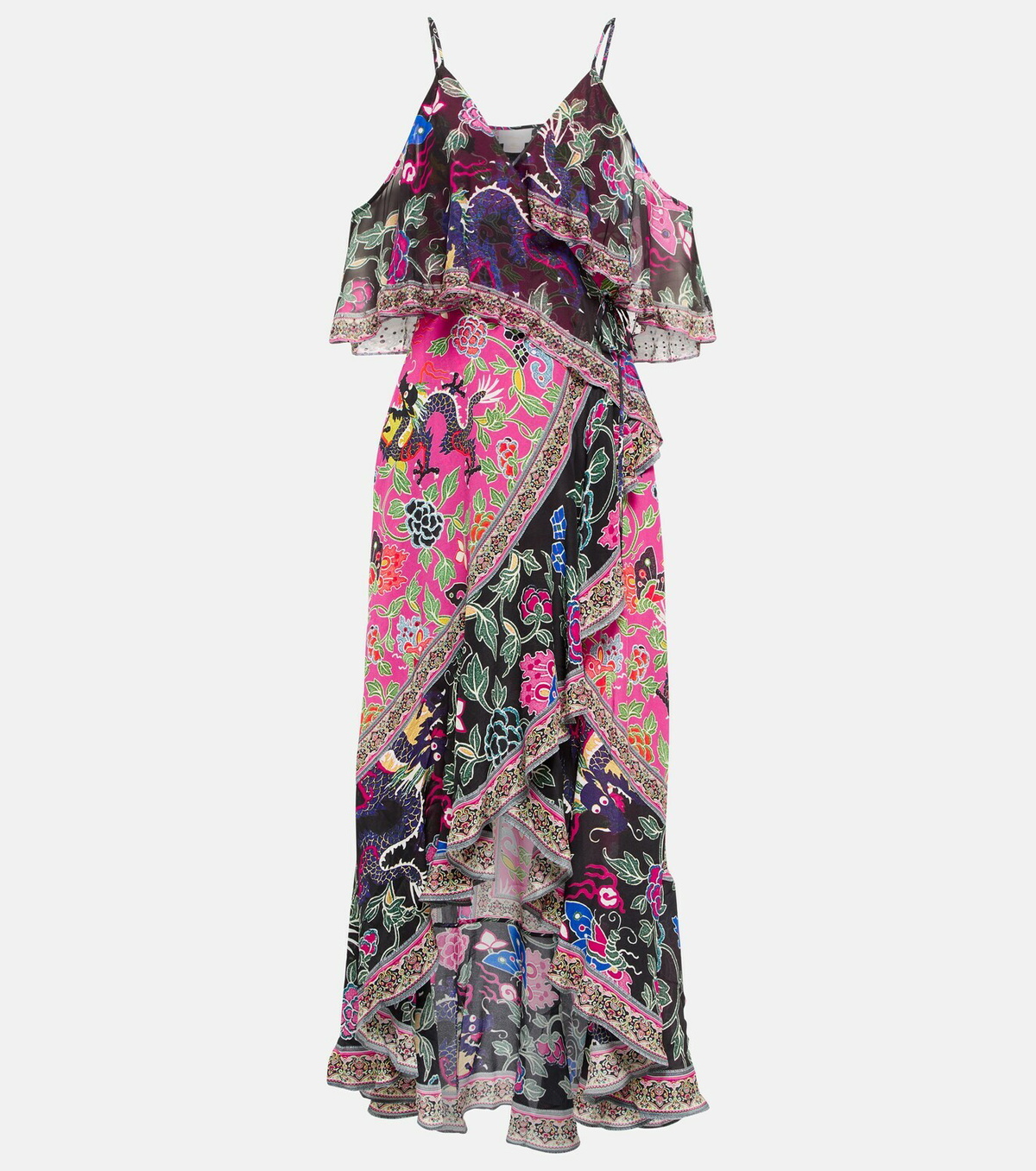 Camilladress 3/4 Sleeves Open Front Sequin Shinny Midi Cardigan