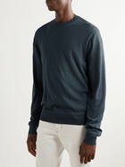 TOM FORD - Cashmere and Silk-Blend Sweater - Blue