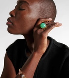 Marina B Tigella 18kt gold ring with chrysoprase