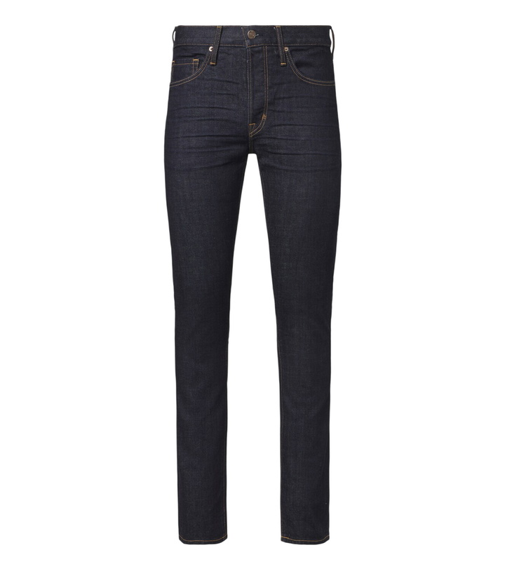 TOM FORD - Slim-Fit Stretch-Denim Jeans - Men - Indigo TOM FORD
