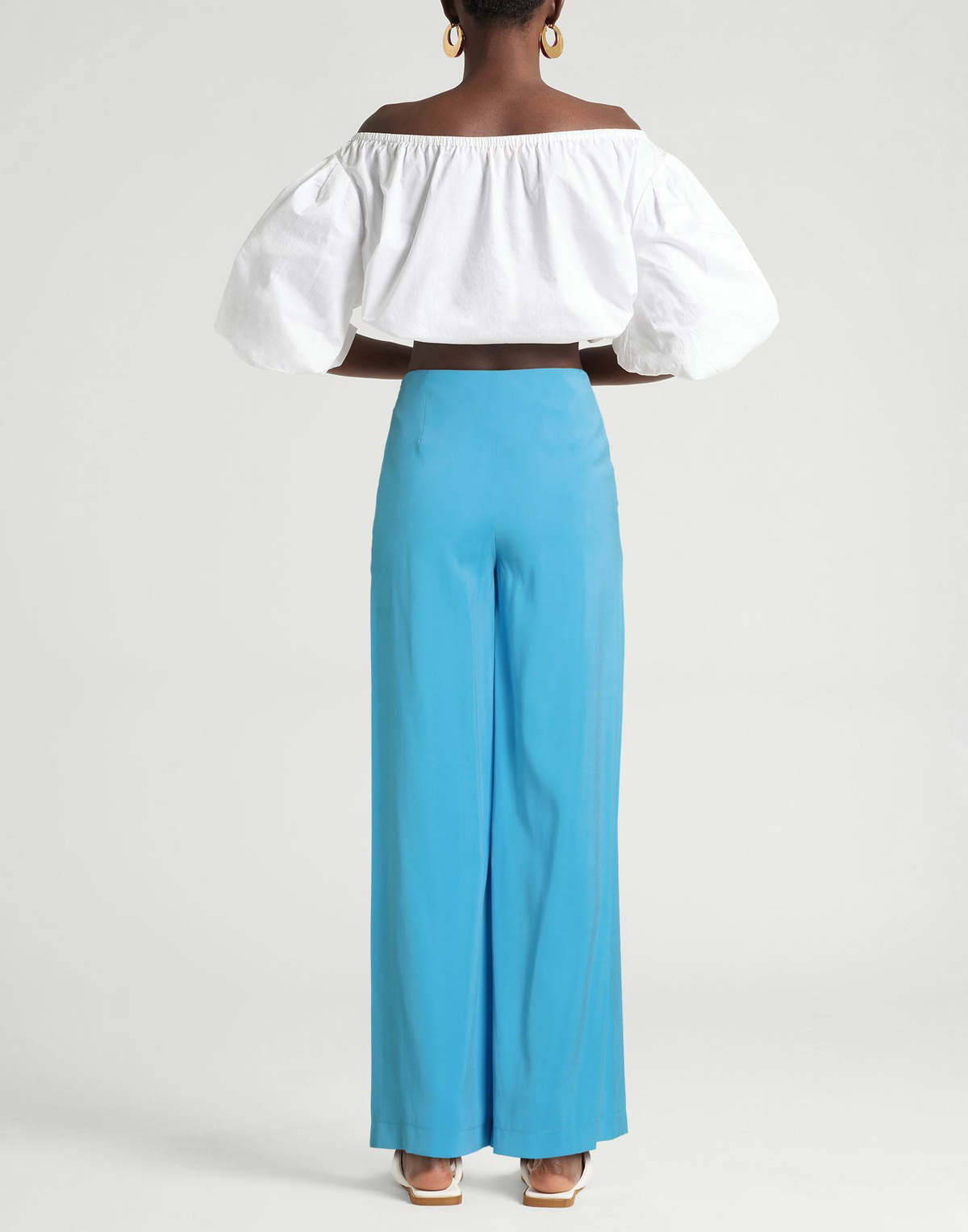 Jijil Womens Pants Azure