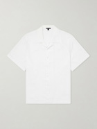 James Perse - Convertible-Collar Linen Shirt - White