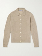 Our Legacy - Evening Polo Alpaca and Wool-Blend Cardigan - Neutrals